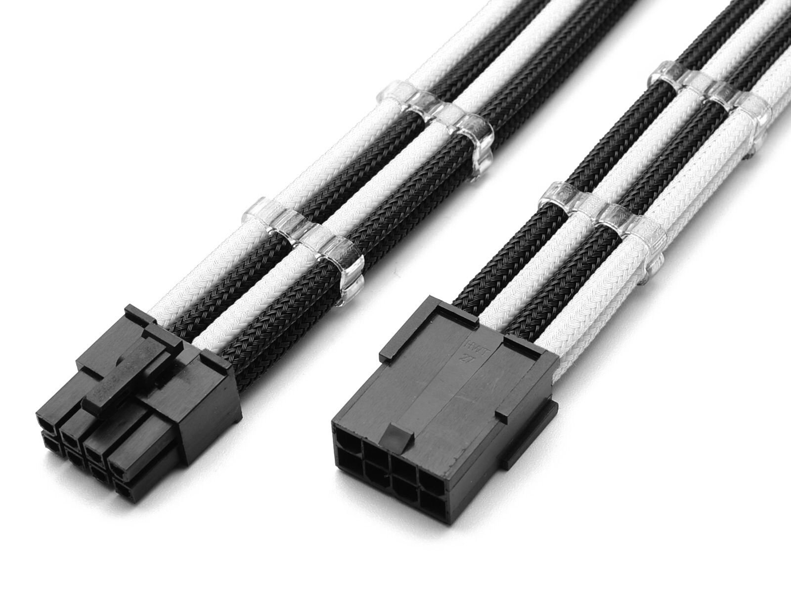 8 Pin PCIE GPU Sleeved Extensions Cable 30cm Shakmods