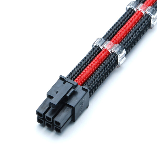 6pin Red Black Shakmods Modular Cable